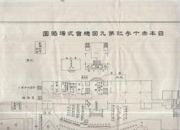 日本赤十字社第9回総会式場略図