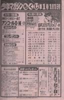 週刊少年マガジン　昭和56年1号　昭和56年1月1日号　表紙画・井上大助「ワイルドウェイ」