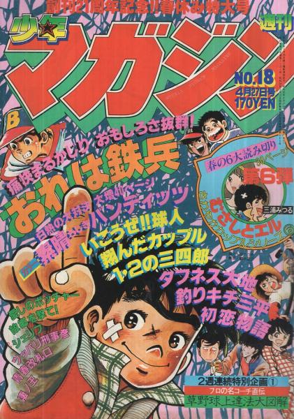週刊少年マガジン 昭和55年18号 昭和55年4月27日号 表紙画