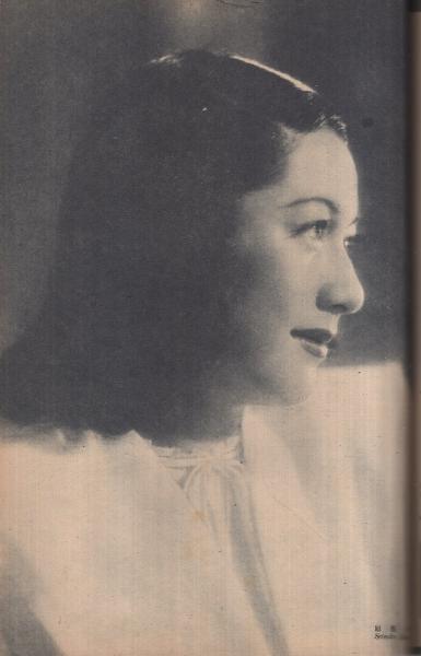 新映画 昭和23年7月号 表紙モデル・轟夕起子(〈高峰秀子、原節子 各