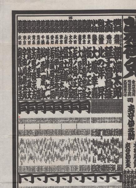 日本相撲協会 大相撲 番付表 平成元年3月場所 昭和64年1月場所