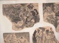 （切り抜き挿絵スクラップ帖）　いくの・ひさし　69枚