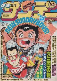 週刊少年サンデー　昭和56年22号　昭和56年5月13日号　表紙画・村上もとか「六三四の剣」ほか