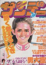 週刊少年サンデー　昭和56年23号　昭和56年5月20日号　表紙画・池上遼一「男大空」