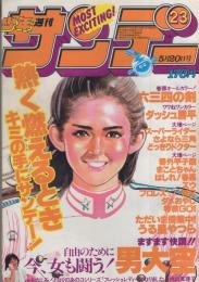 週刊少年サンデー　昭和56年23号　昭和56年5月20日号　表紙画・池上遼一「男大空」