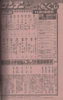 週刊少年サンデー　昭和56年49号　昭和56年11月18日号　表紙画・原秀則「さよなら三角」