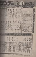 週刊少年サンデー　昭和57年18号　昭和57年4月21日号