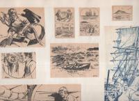 岩田克郎　【雪中残り柿】リトグラフ 79/200 本人手描きサイン入り送料込み 岩田克郎 「雪中残り柿」木版画 共シール 直筆サイン 額装 飛騨