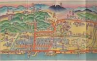 別府案内　地獄めぐり(鳥瞰図・大分県）