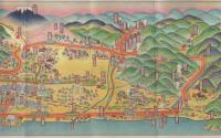 別府案内　地獄めぐり(鳥瞰図・大分県）