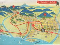 民族のふるさと　宇治山田（鳥瞰図入・三重県）