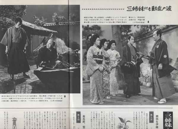 グラフNHK 165号 昭和42年3月1日号 表紙モデル・山崎努(〈三姉妹
