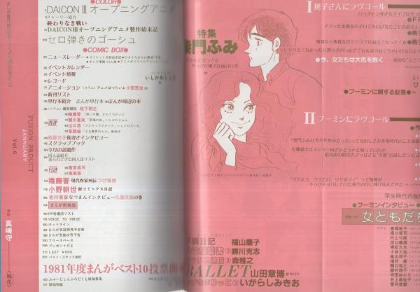 ふゅーじょん・ぷろだくと 昭和57年1月号 表紙画・真崎守(〈特集
