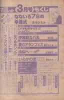 月刊別冊マーガレット　昭和55年3月号　表紙画・亜月裕「伊賀野カバ丸」