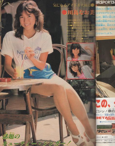 昭和 ビンテージ 川島なおみ & キャンディーズ ポスター 木製