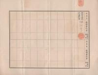 （株券）旭炭鉱株式会社株券　拾株券　金五百円　昭和13年
