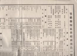 豊橋聯隊区将校団員一覧表　-大正5年5月30日調-