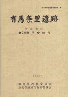 有馬条里遺跡　-沖田地区-　全2冊一函入〔第1分冊　古墳・奈良時代他、第2分冊　平安時代〕（群馬県渋川市）