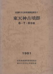 東天神古墳群　6・7・8号墳　-南濃町文化財発掘調査報告Ⅱ-（岐阜県）