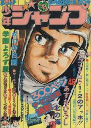 週刊少年ジャンプ　昭和50年43号　昭和50年10月27日号　表紙画・本宮ひろ志「ゼロの白鷹」