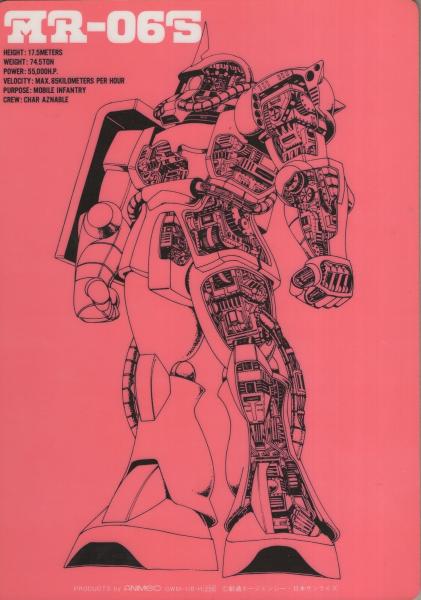 下敷）機動戦士ガンダム | ANIMEC | ¥1,000 - 日本の古本屋 / 日本の古本屋