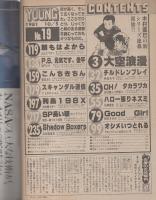 ヤング・マガジン　昭和56年19号　昭和56年10月5日号　表紙画・溝口健一
