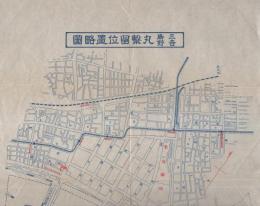 三島・吉野丸繋留位置略図（神戸市）