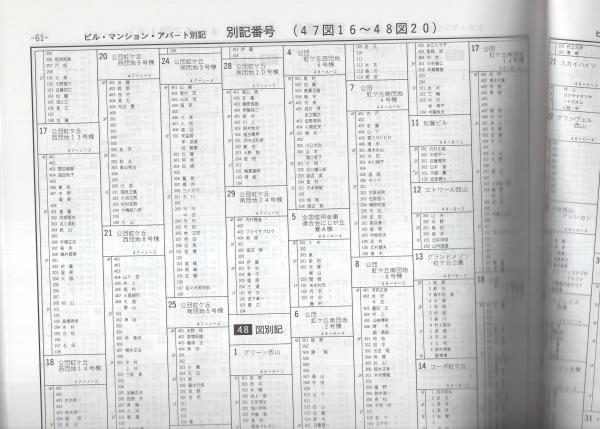 住宅地図）愛知県名古屋市名東区 -ゼンリン住宅地図- 平成6年