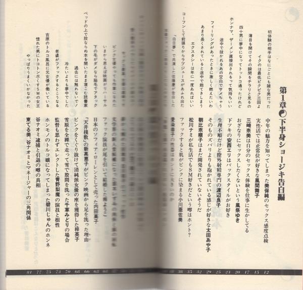 ⁄ - おもしろ雑学読本(村井實) ポルノ映画 古本、中古本、古書籍の