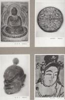 (絵葉書）紀元2600年記念　正倉院御物特別展観絵葉書　-袋緑色-　袋付8枚（奈良県）