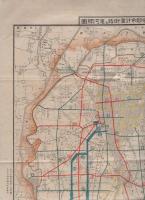 名古屋市都市計画街路及運河網図