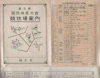 第五回国民体育大会　競技場案内（愛知県）