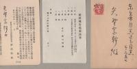 伊藤圭介先生生誕遺蹟碑建設記念行事など　4点一括　-昭和14年-（名古屋市）