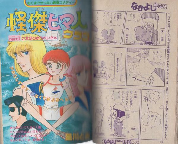 なかよしデラックス 昭和56年8月号 表紙画・小林桃子(樹崎真美