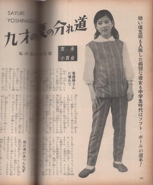 近代映画 昭和36年5月号 表紙モデル・吉永小百合(〈カラー