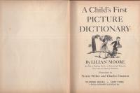 （原書）A Child's First Picture Dictionary(子供の最初の画像辞書