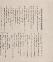 三重政友青年政治聯盟定款/宣言　2枚一括(三重県）