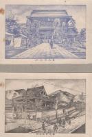 信州善光寺名所図絵　袋付10枚（長野県）