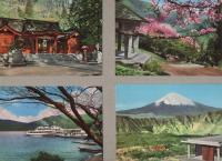(絵葉書）箱根一周　-富士箱根伊豆国立公園-　袋付全16枚揃（神奈川県）