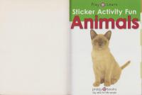 (原書）Play Learn Sticker Activity Fun Animals(遊び・学ぶ　ステッカーで遊ぶ楽しい動物）