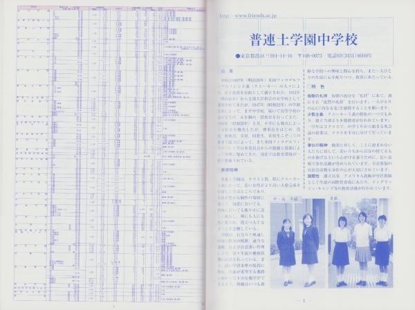 平成24年度・中学受験用32 普連土学園中学校［1・2・3次収録