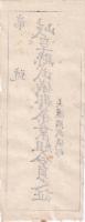 岐阜県武儀郡茶業組合員證票/岐阜県武儀郡茶業組合員之証　2枚一括