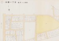 土地整理図　-名古屋市藤森南部土地区画整理組合-　昭和49年