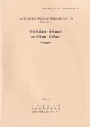 更埴条里遺跡・屋代遺跡群（含む大境遺跡・窪川原遺跡）　-総集編-　長野県埋蔵文化財センター発掘調査報告書54