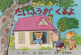 （紙芝居）ぴんきー　たいふうがくるよ　全12枚揃