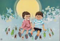 （紙芝居）おつきさま　おんがくかい　-よいこの十二か月-　全12枚揃