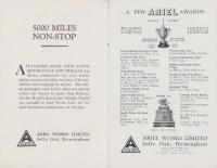 （英文）ARIEL WORKS LIMITED（バイクカタログ）