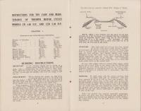 （英文）TRIUMPH Instruction Book（トライアンフ取扱説明書）