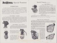 （英文）NEW IMPERIAL　-The Perfect Dependability Motor Cycle-（バイクカタログ）