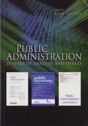 （原書）Public Administration　-25 Years of Analysis and Debate-（行政学　-25年にわたる分析と議論-）